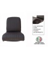 Riv. right front seat black skai ventilated round corner original edge finish