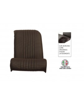 Seat cover front left seat black skai ventilated right angle original edge finish