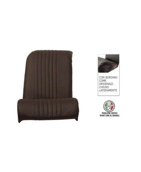 Seat cover right front seat black skai ventilated right angle original edge finish
