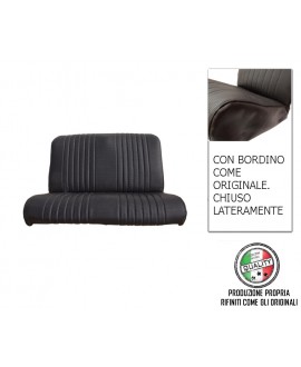 Riv. panca anteriore skai nero areato (modello 2cv4 e Dyane4) finitura bordo originale