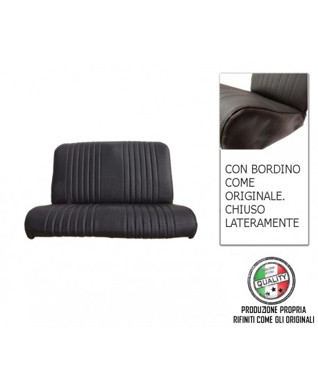 Riv. panca anteriore skai nero areato (modello 2cv4 e Dyane4) finitura bordo originale