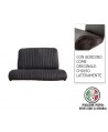 Seat cover front bench black aerated skai (model 2cv4 and Dyane4) original edge finish