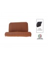 Seat cover rear bench aerated brown skai (model 2cv4 and Dyane4) original edge finish