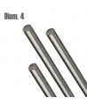 Metal sticks for front bench (diam.4mm x 1+2+1 pieces)