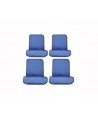 Kit seat covers (front+rear) Bayadere blue