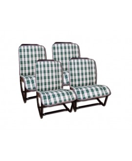 Kit seat covers (front+rear) Prince de Galles