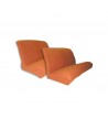 Kit seat covers (double bench) Orange Spot