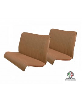 Kit seat covers (double bench) BROWN tressé for 2cv Special NPM PRODUCTION