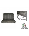 Seat cover (front bench) black tressé for 2cv Special NPM PRODUCTION