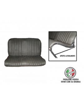 Seat cover (rear bench) black tressé for 2cv Special NPM PRODUCTION