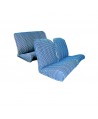 Kit rivestimenti sedili ant. angolo retto + panca post. Pied de poule blu(tessuto q. inf.)