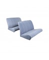 Seat covers (double bench) Pied de Poule BLUE