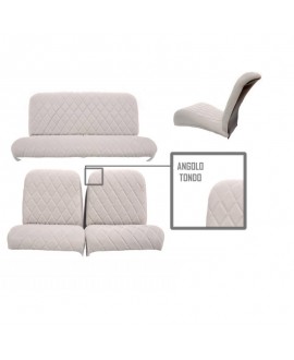 Seat covers (front sym + rear bench) Charleston low quality reproduction