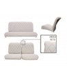 Seat covers (front asym + rear bench) Charleston low quality