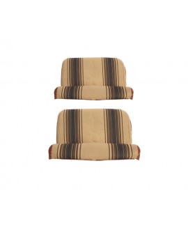Kit rivestimenti panca ant.+ post. fissa righe marrone