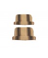 Kit rivestimenti panca ant.+ post. fissa righe marrone