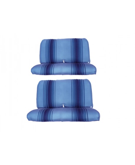 Kit rivestimenti panca ant.+ post. fissa righe blu