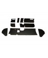 Kit completo rivestimento insonorizzante (cruscotto e pedaliera, 9 pezzi) Dyane