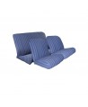 Kit rivestimenti sedili ant. angolo tondo + panca post. scacchiera blu(tessuto q. inf.)