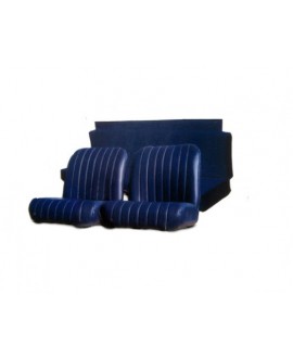 Seat covers (front + rear) blue for Mehari