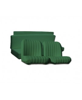 Seat covers (front + rear) green for Mehari