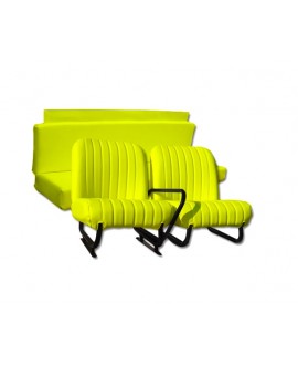 Kit sedili anteriori dx+sx + panchetta posteriore completi Mehari skai giallo