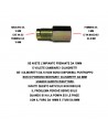 Brake hose fitting reducer from 10mm to 8mm