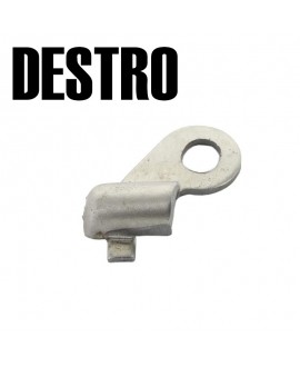 Staffa fissaggio destra cavo freno a mano a tamburo