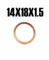 Copper washer brake hose 14x18x1.5