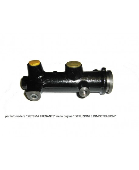 139B Pompa freno liquido DOT 2 uscite  (dal 1964 al 1970)