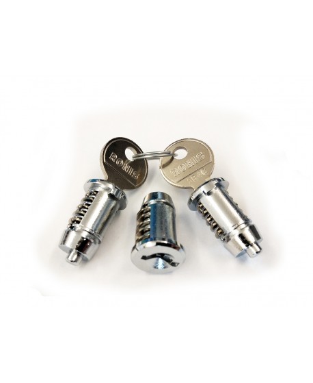 2cv lock barrels (3 pieces: 2 doors + trunk)