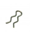 Cotter pin for aerator flap fixing pin