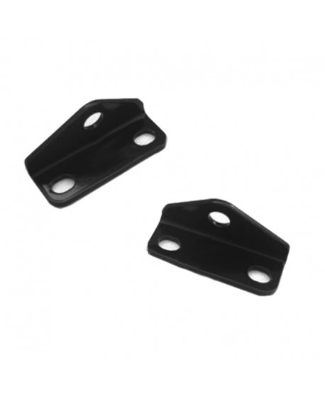 Coppia staffe fissaggio cinture al pianale