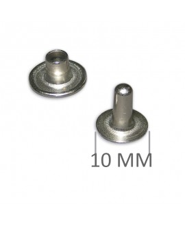 Chromed rivets (for hood and splash guard fixing) diam. head 10mm
