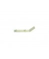 Upper door hinge threaded plate