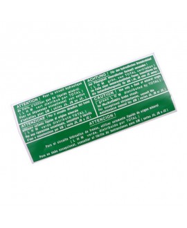 LHM brakes decal for AMI8