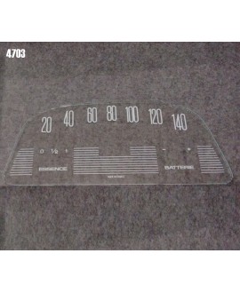 Odometer glass AMI6 (12V Veglia fondoscala 140 KM/h)