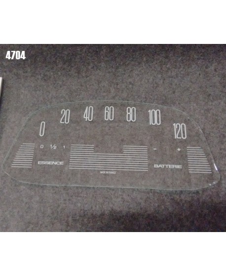 Odometer glass AMI6 (12V Veglia fondoscala 120 KM/h)