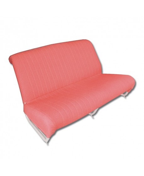 Kit seat covers (front + rear bench) AMI6 red  diamante