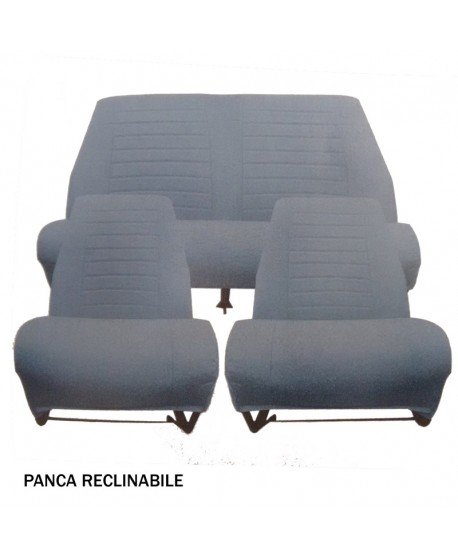 Kit seat covers (2 front seats + rear bench) AMI8 blue diamante