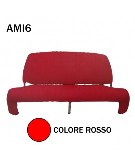 Rivestimento panca posteriore ROSSO AMI6 Club ribaltabile