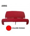 Rivestimento panca posteriore ROSSO AMI6 Club ribaltabile