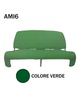 Rear bench cover GREEN Ami6 Club (foldable version)
