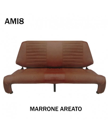 Rivestimento panca posteriore MARRONE perforato AMI8 ribaltabile