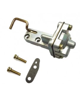 Double body carburettor anti-clogging bulb