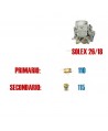 Jet set for 26/18 carburettor (primary 110, secondary 115)