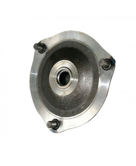 Front wheel hub flange