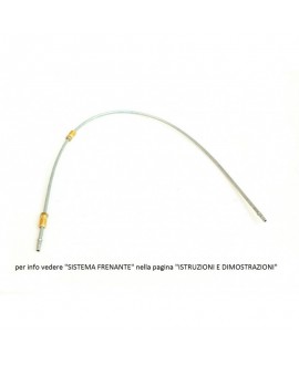 Brake hose from brake pump to flexible, diam. 09