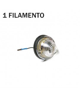 Freccia completa ant/post BIANCA con supporto lampada 1 filamento