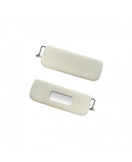 Pair of withe ivory parasols (original material and metal support)